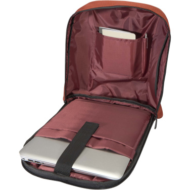 Logotrade Geschäftsgeschenke das Foto: Luma 15" GRS Laptop-Rucksack aus recyceltem Material mit Diebstahlschutz 10L